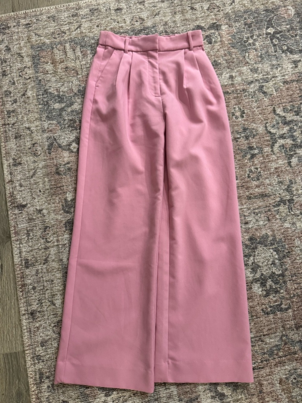 Abercrombie & Fitch Pink High-Waist Trousers Size 25 Short